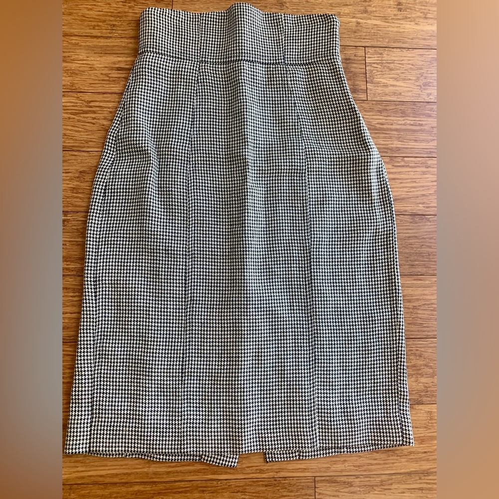 Houndstooth pencil skirt, Ralph Lauren purple label